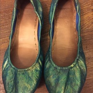 Custom Shimmery Mermaid Tieks Size 6
